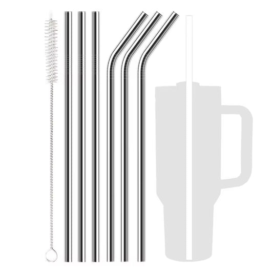 7 Pack Stainless Steel Straw Replacement for 40oz Tumbler