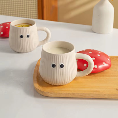 Cute Ceramic Mushroom Coffee Mug