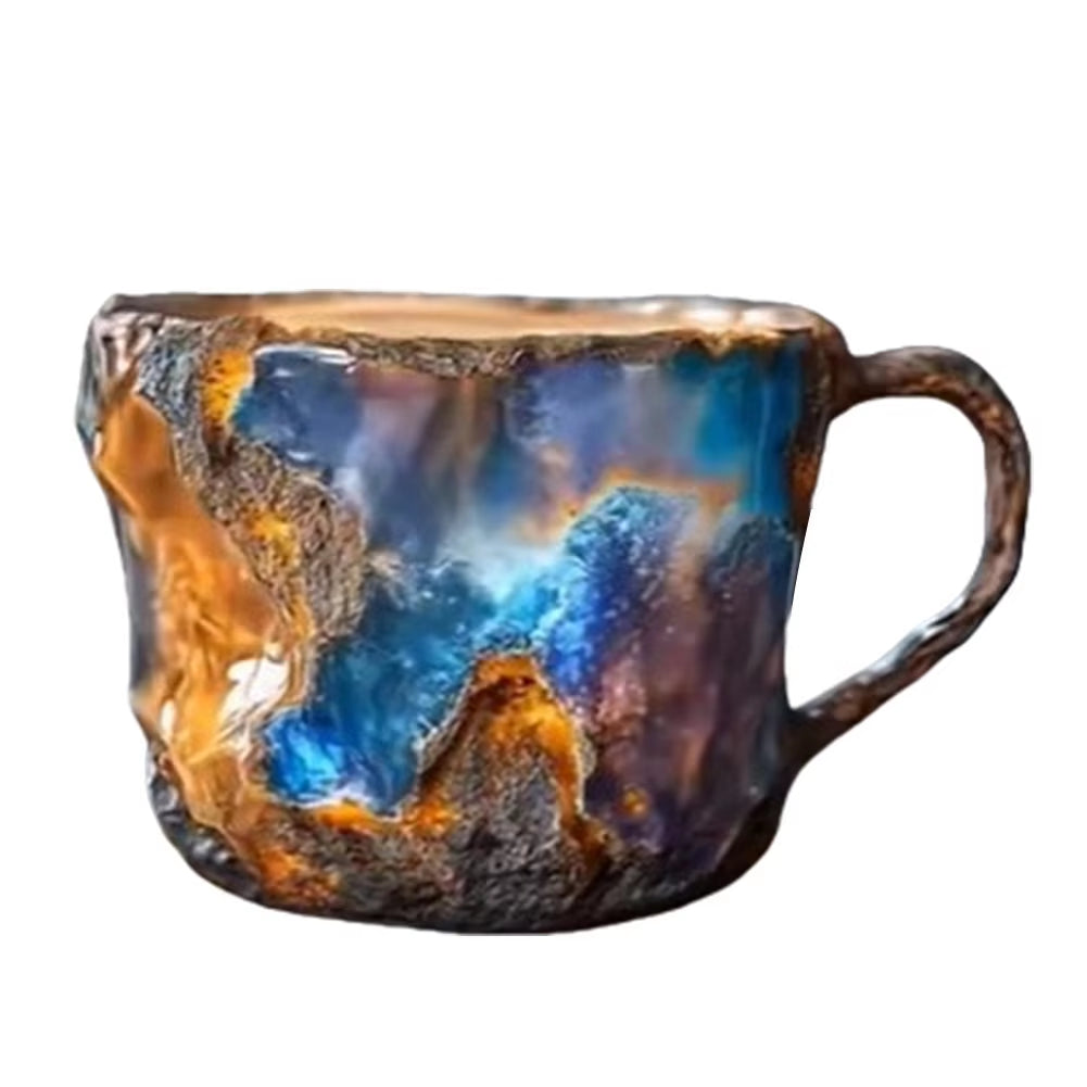 Imitation Mineral Crystal Coffee Mug Simulation Mineral Crystal Resin Coffee Cups Elegant Coffee Mug Novelty Cute Water Cup Gift