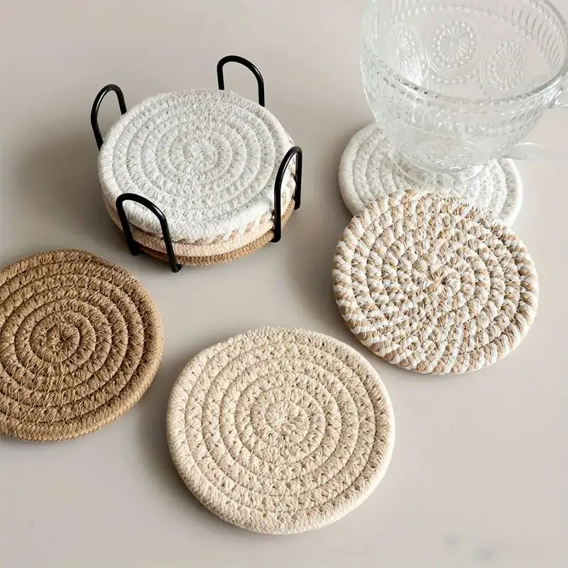 8-Piece Set Absorbent Coasters 