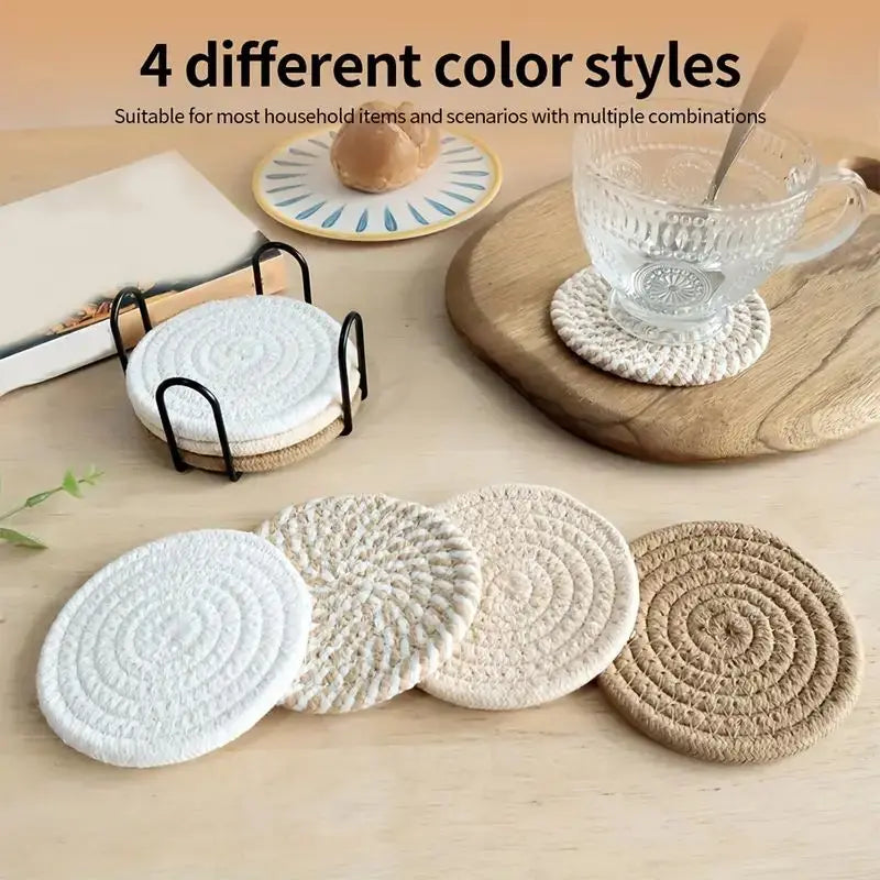 8-Piece Set Absorbent Coasters 