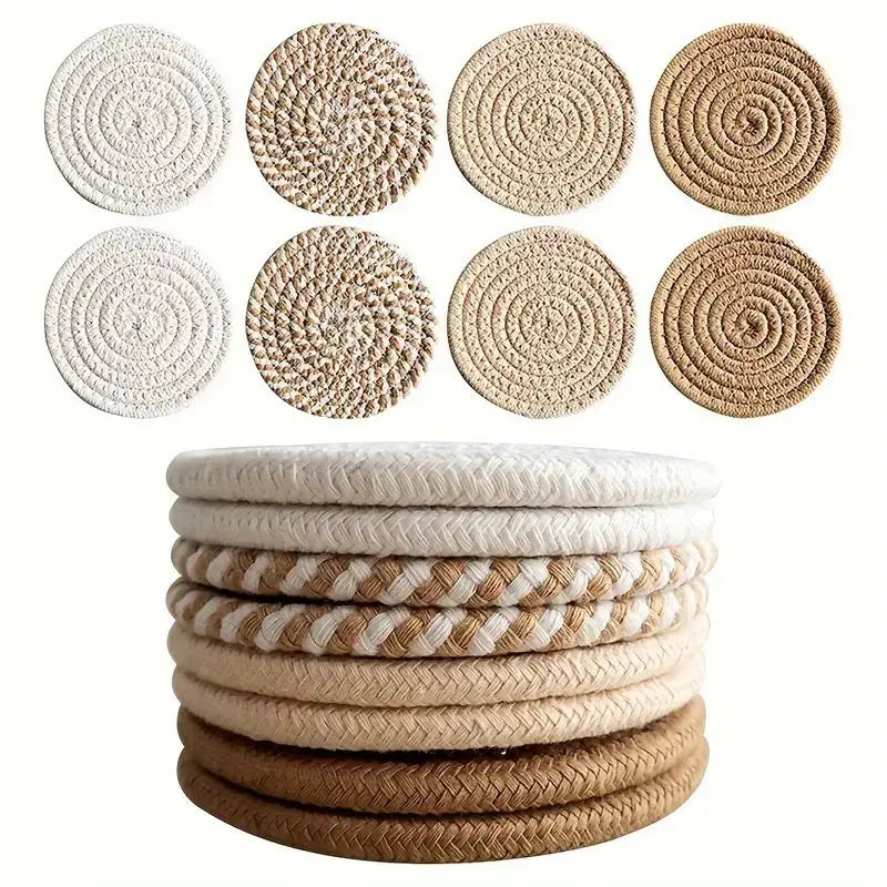 8-Piece Set Absorbent Coasters 