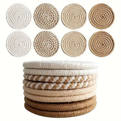 8-Piece Set Absorbent Coasters 