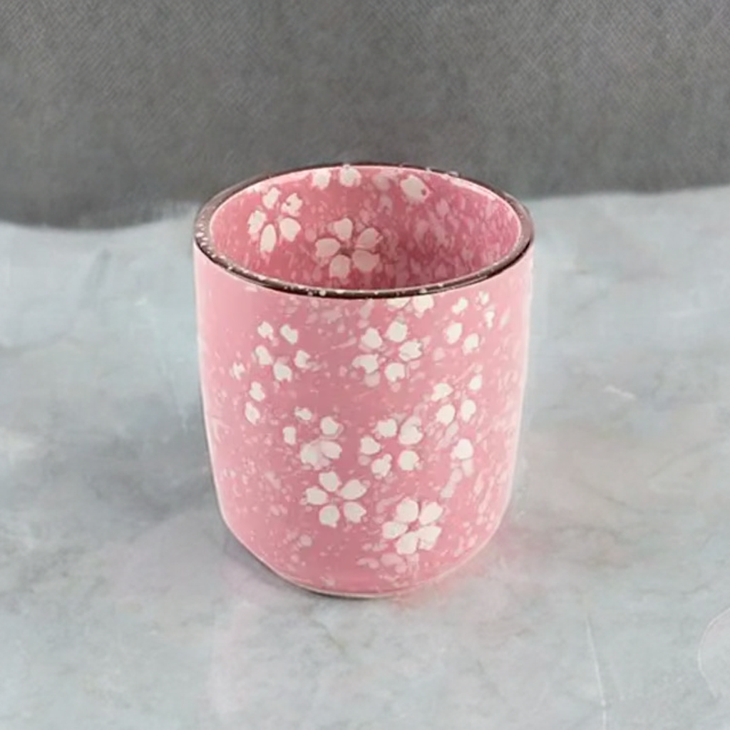 Pink Japanese Cherry Blossom Teacup