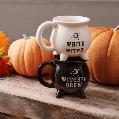 Ceramic Witches Brew Cauldron Mug