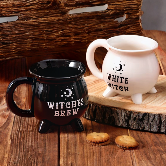 Ceramic Witches Brew Cauldron Mug