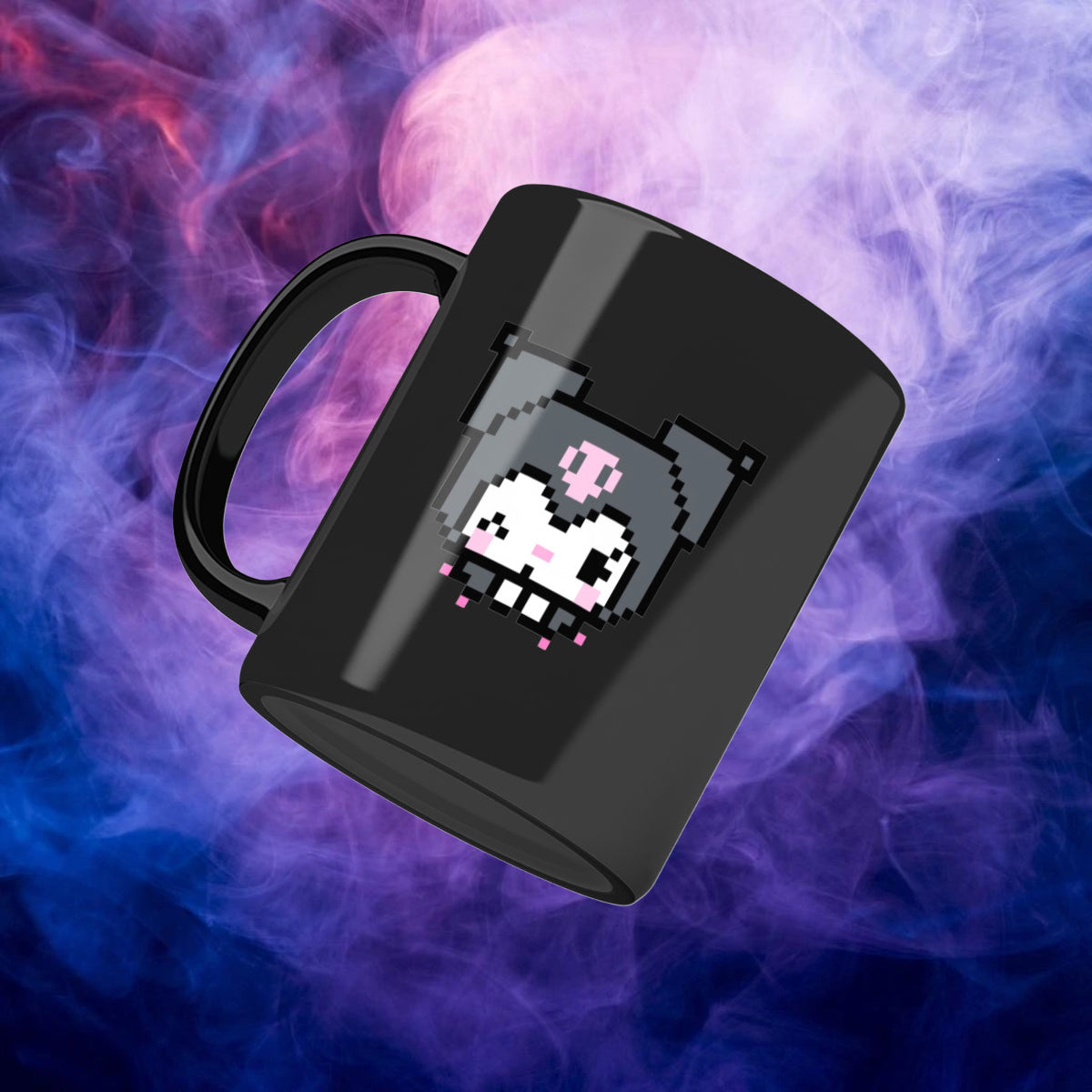 Black Kuromi Pixel Mug