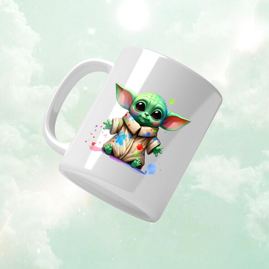 Yoda Watercolor 11oz Mug