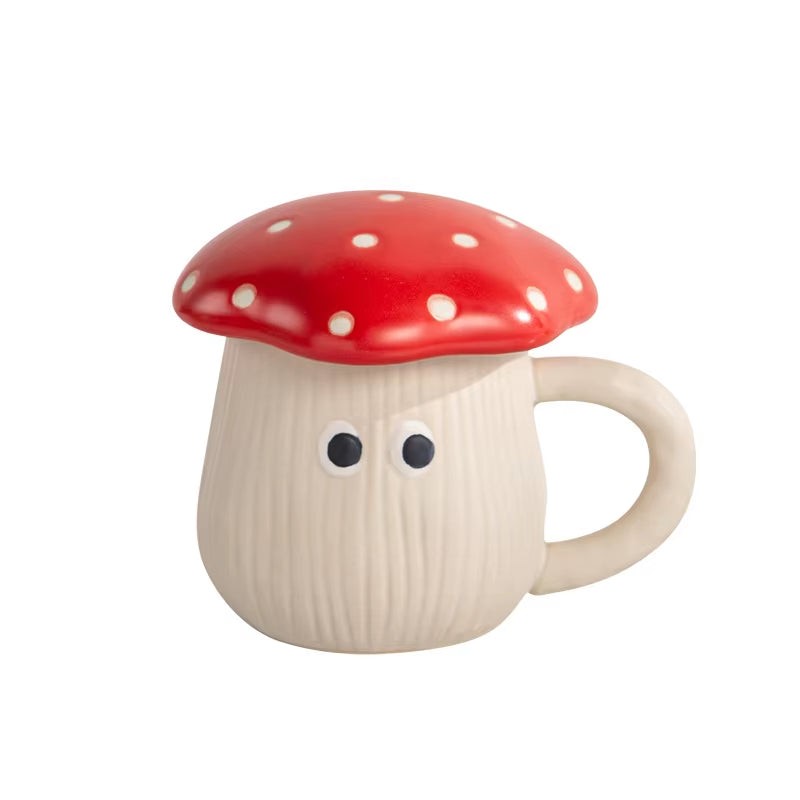 Cute Ceramic Mushroom Coffee Mug